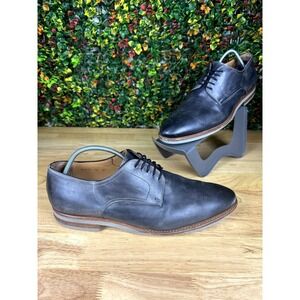 Magnanni Flex Balsena II Plain Toe Derby Dress Shoes Dark Gray Mens 12M 21251